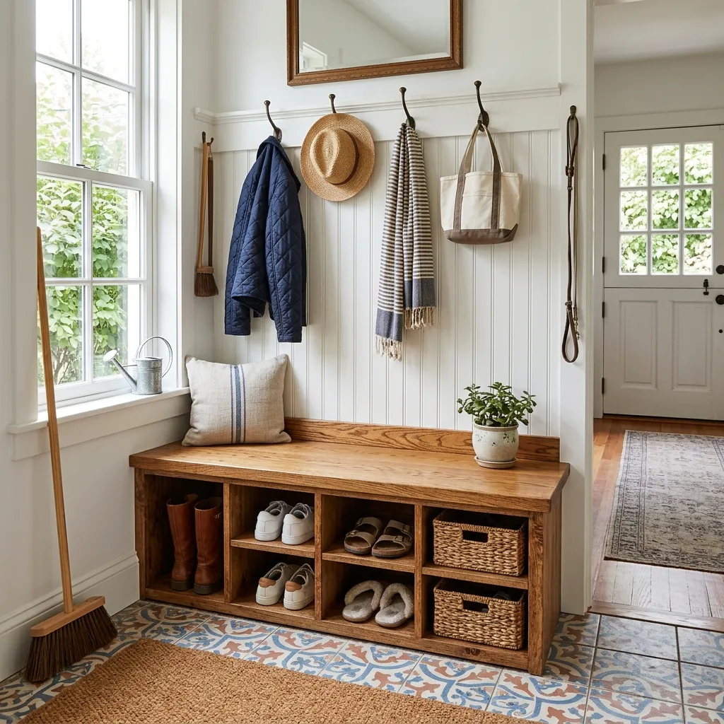Mudroom bench